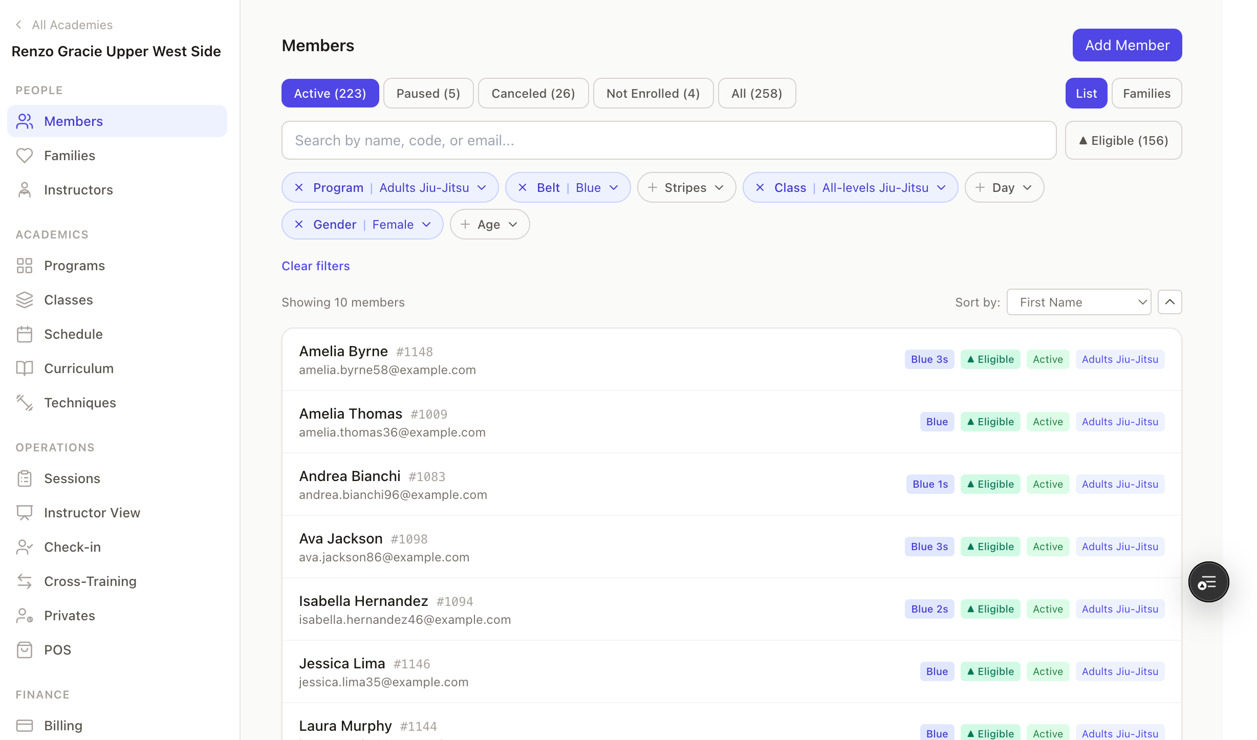 Kiso memberships and billing dashboard